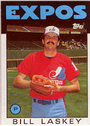 1986 Topps Baseball Cards      603     Bill Laskey